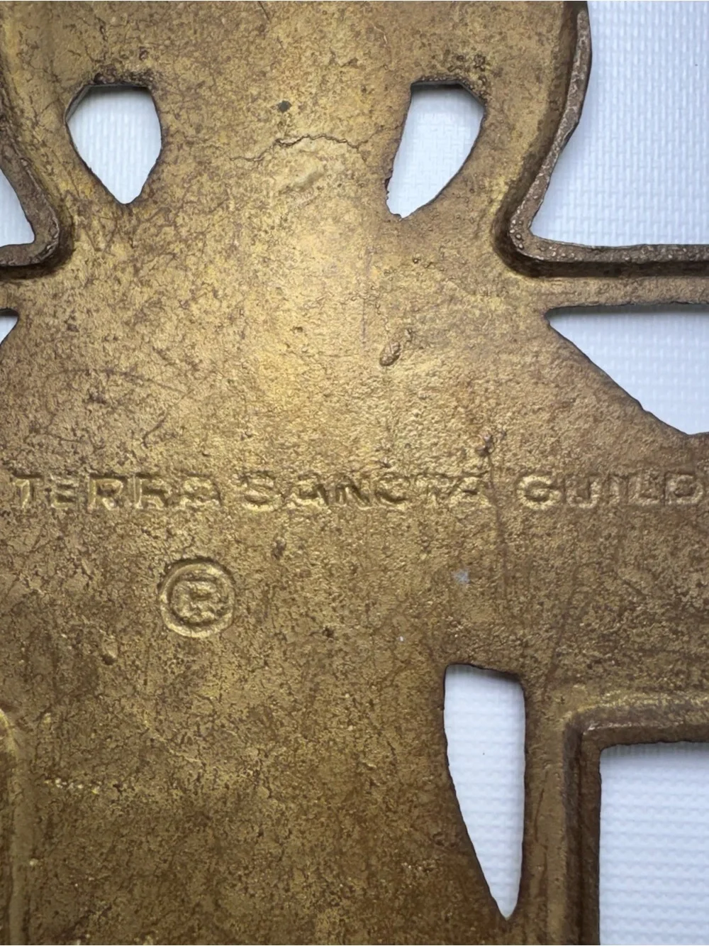Terra Sancta guild vintage cross Jesus Bible